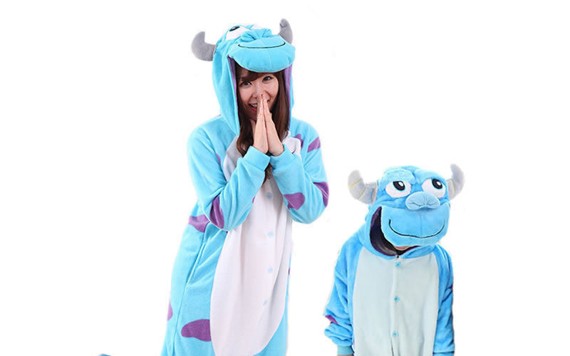 Unicorn Stitch Panda Unisex Flannel Hoodie Pajamas Costume Cosplay Animal Onesies Sleepwear For Men Women Adults Child-Dollar Bargains Online Shopping Australia