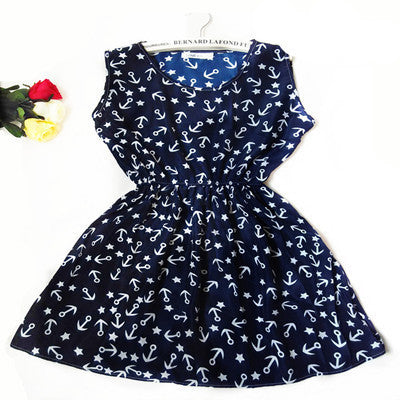 women European style plus size Fashion party Vest dress Flower prints Slim Mini Dress Spring summer dresses-Dollar Bargains Online Shopping Australia