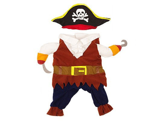 Funny Pirate Pet Cat Costume Suit Cat Clothing Winter Pet Dog Coat Jumpsuit Jackets with Hat Pullover Roupa para Cachorro #30-Dollar Bargains Online Shopping Australia