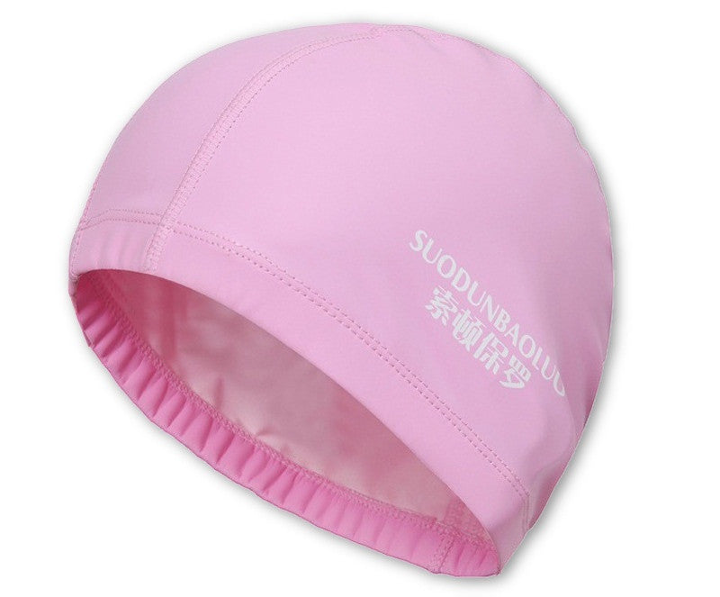 Elastic Waterproof PU Fabric Protect Ears Long Hair Sports Swim Pool Hat Swimming Cap size for Men & Women Adults-Dollar Bargains Online Shopping Australia