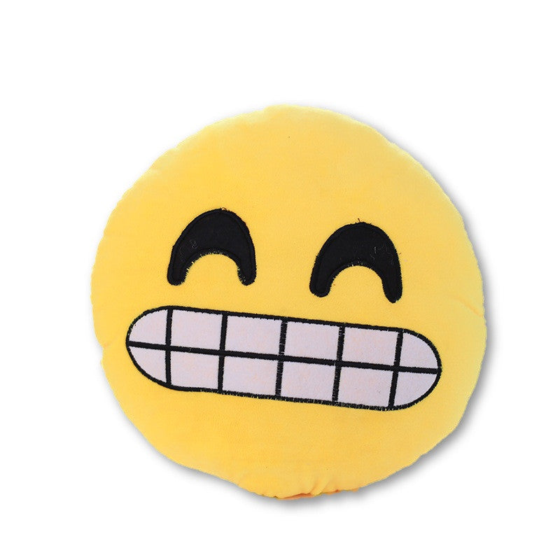 18 Style Smiley Emoji Yellow Round Pillow Sofa decorative pillows Stuffed Plush coussin cojines whatsapp emoji cushion Christmas-Dollar Bargains Online Shopping Australia