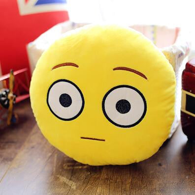 18 Style Smiley Emoji Yellow Round Pillow Sofa decorative pillows Stuffed Plush coussin cojines whatsapp emoji cushion Christmas-Dollar Bargains Online Shopping Australia