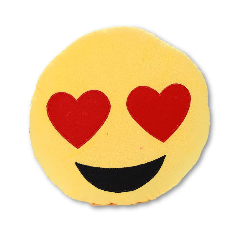 18 Style Smiley Emoji Yellow Round Pillow Sofa decorative pillows Stuffed Plush coussin cojines whatsapp emoji cushion Christmas-Dollar Bargains Online Shopping Australia