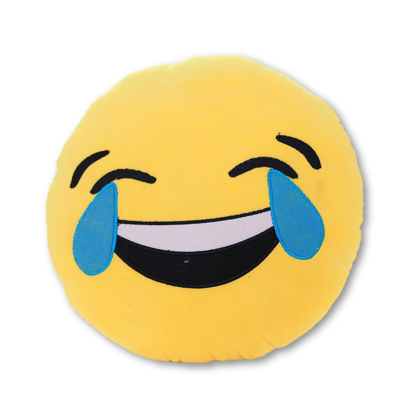 18 Style Smiley Emoji Yellow Round Pillow Sofa decorative pillows Stuffed Plush coussin cojines whatsapp emoji cushion Christmas-Dollar Bargains Online Shopping Australia
