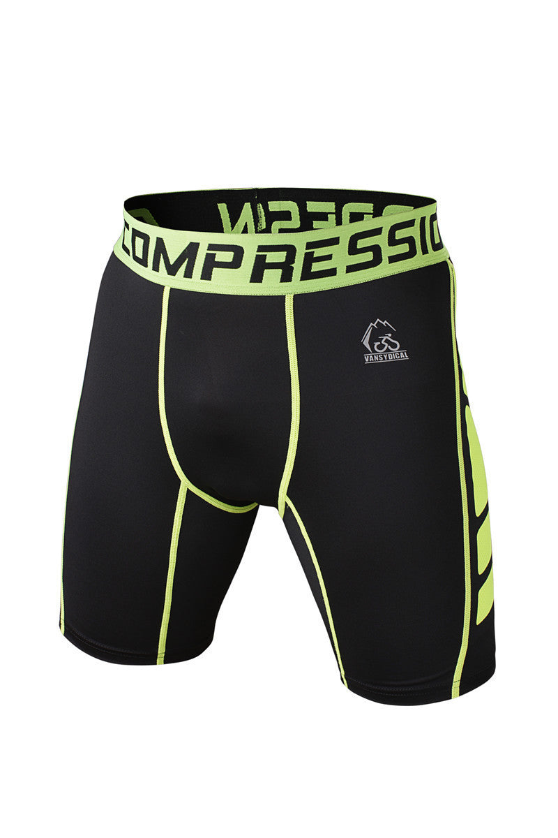 Mens Compression Shorts Tights Base Layer Sports Running Outdoor Soccer Basketball Football Tights Men Summer Sports Gym Shorts-Dollar Bargains Online Shopping Australia