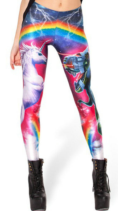 SexeMara Blue Galaxy Print Leggings Gothic Creative Fitness Women Fashion Shape Popular Sexy Popular Pants BL-238-Dollar Bargains Online Shopping Australia