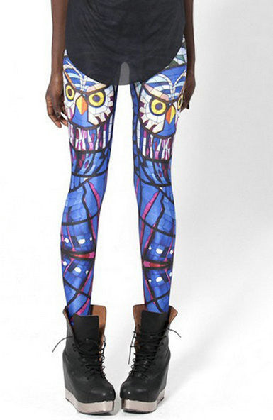 SexeMara Blue Galaxy Print Leggings Gothic Creative Fitness Women Fashion Shape Popular Sexy Popular Pants BL-238-Dollar Bargains Online Shopping Australia