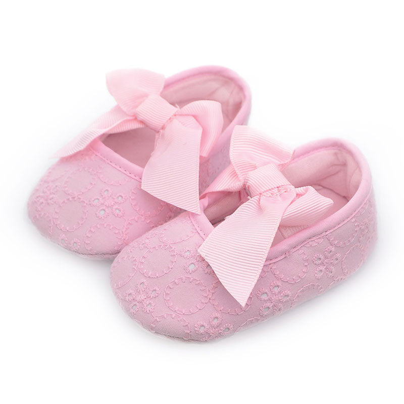 Spring Soft Sole Girl Baby Shoes Cotton First Walkers Fashion Baby Girl Shoes Butterfly-knot First Sole Kids Shoes-Dollar Bargains Online Shopping Australia