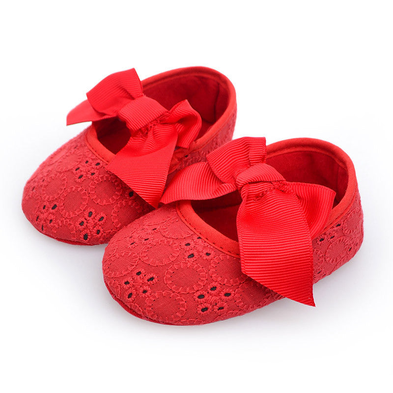 Spring Soft Sole Girl Baby Shoes Cotton First Walkers Fashion Baby Girl Shoes Butterfly-knot First Sole Kids Shoes-Dollar Bargains Online Shopping Australia