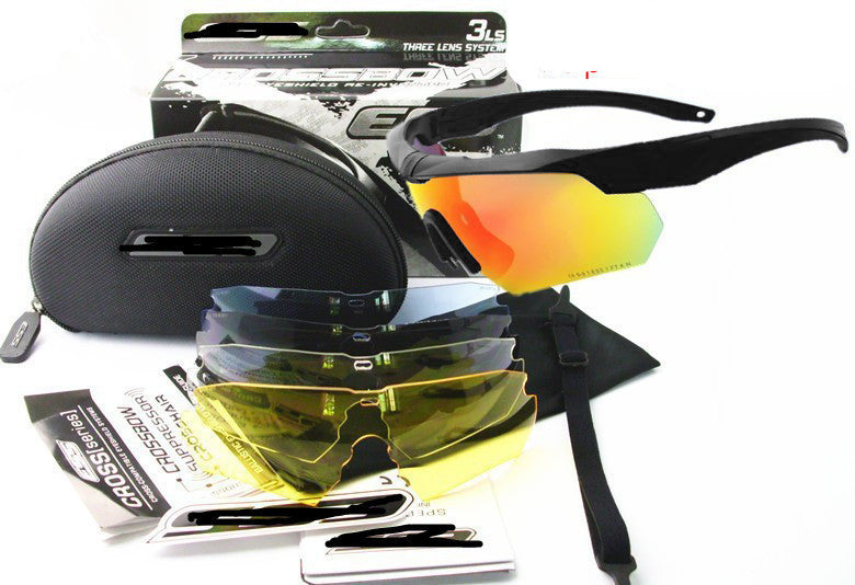 Tactical Military Goggles Army Glasses Polarized Sunglasses Cycling Hiking Eyewear Cross Eyeshield 3ls / 5ls Lens Kit HT12-0005-Dollar Bargains Online Shopping Australia