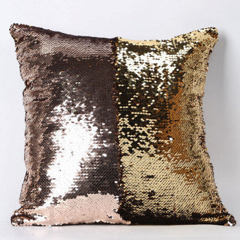 Happy Fashion Beauty Double 40X40CM Color Glitter Sequins Throw Pillow Case Cafe Home-Dollar Bargains Online Shopping Australia