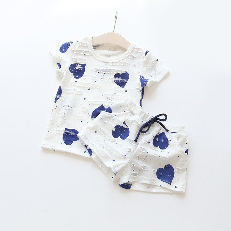 Fashion summer girl clothing set children girl 2 piece pattern children set vestidos-Dollar Bargains Online Shopping Australia