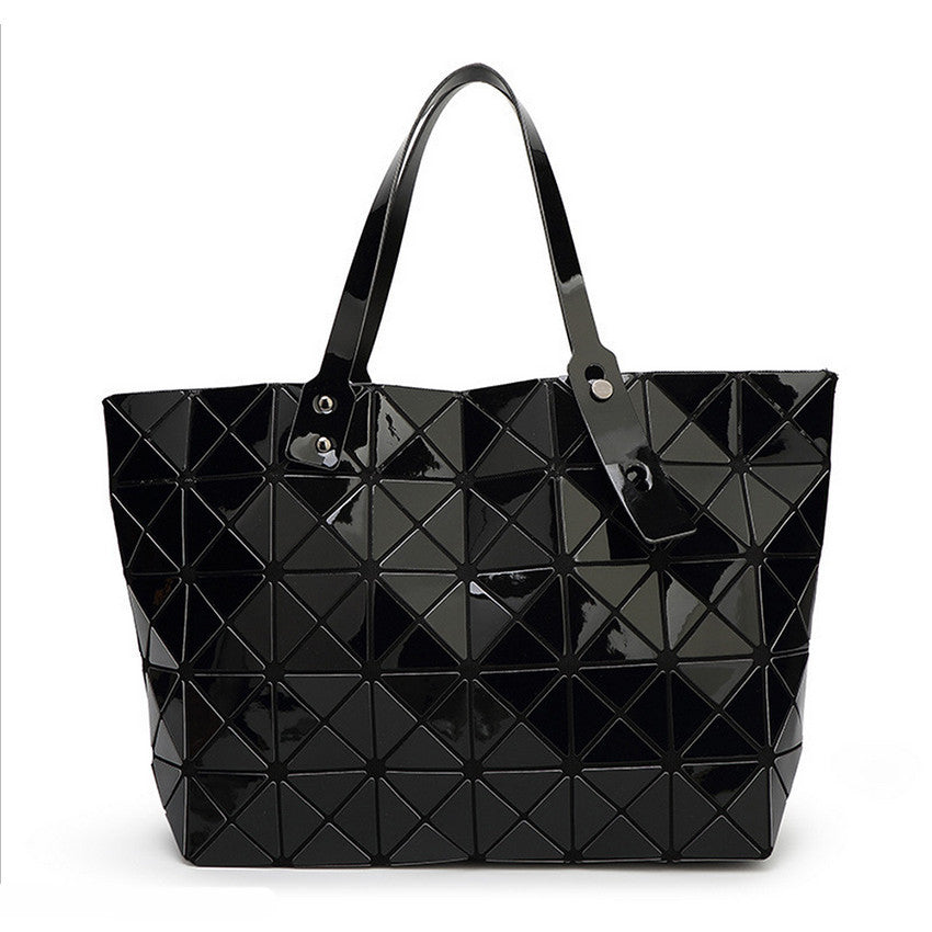 BaoBao Diamond Woman Handbag Plaid bag Tote Geometry Sequins Saser Plain Folding Briefcase Shoulder Bolso with Logo-Dollar Bargains Online Shopping Australia