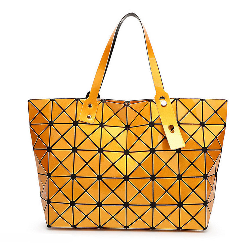 BaoBao Diamond Woman Handbag Plaid bag Tote Geometry Sequins Saser Plain Folding Briefcase Shoulder Bolso with Logo-Dollar Bargains Online Shopping Australia