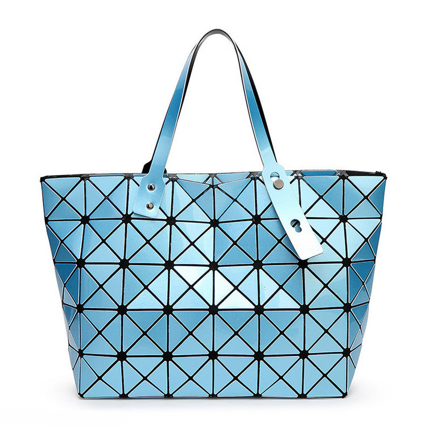 BaoBao Diamond Woman Handbag Plaid bag Tote Geometry Sequins Saser Plain Folding Briefcase Shoulder Bolso with Logo-Dollar Bargains Online Shopping Australia