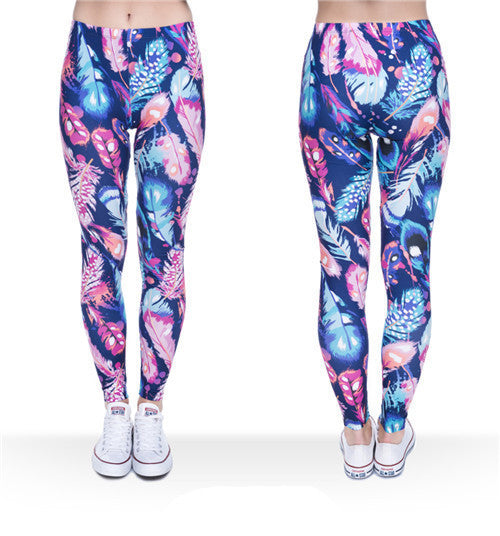 Mix City 3D Print Muffin Jersey Leggings Fashion Casual Women/girl Leggings Pink Fitness Legging Pants High Elastic-Dollar Bargains Online Shopping Australia