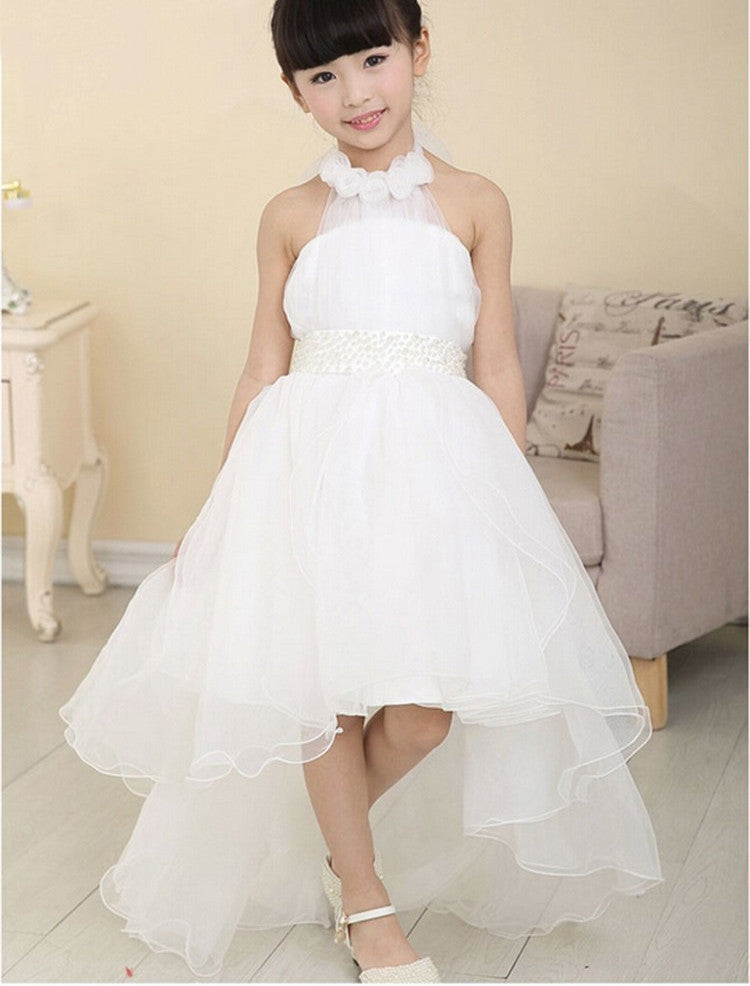 Summer Baby Girls Party Dress Evening Wear Long Tail Girls Clothes Elegant Flower Girl Dress Kids Baby Dresses-Dollar Bargains Online Shopping Australia