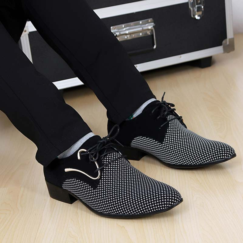 Fashion Men PU Leather Shoes male Flats High Quality Men Shoes Oxford Shoes-Dollar Bargains Online Shopping Australia