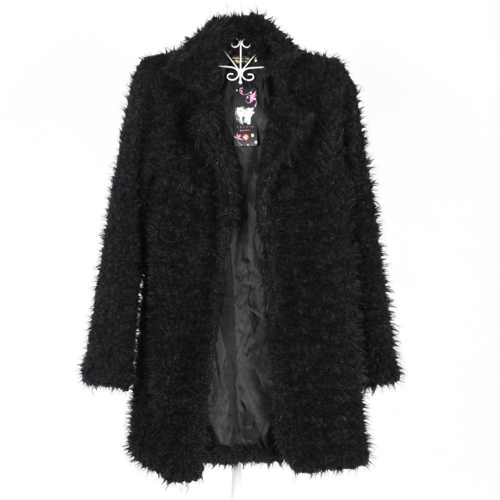 Autumn Winter Women Fur Coat Long Sleeve Cardigan Coat Female Warm Big Size Overcoat Pink Slim Warm Women Outwear Coats-Dollar Bargains Online Shopping Australia