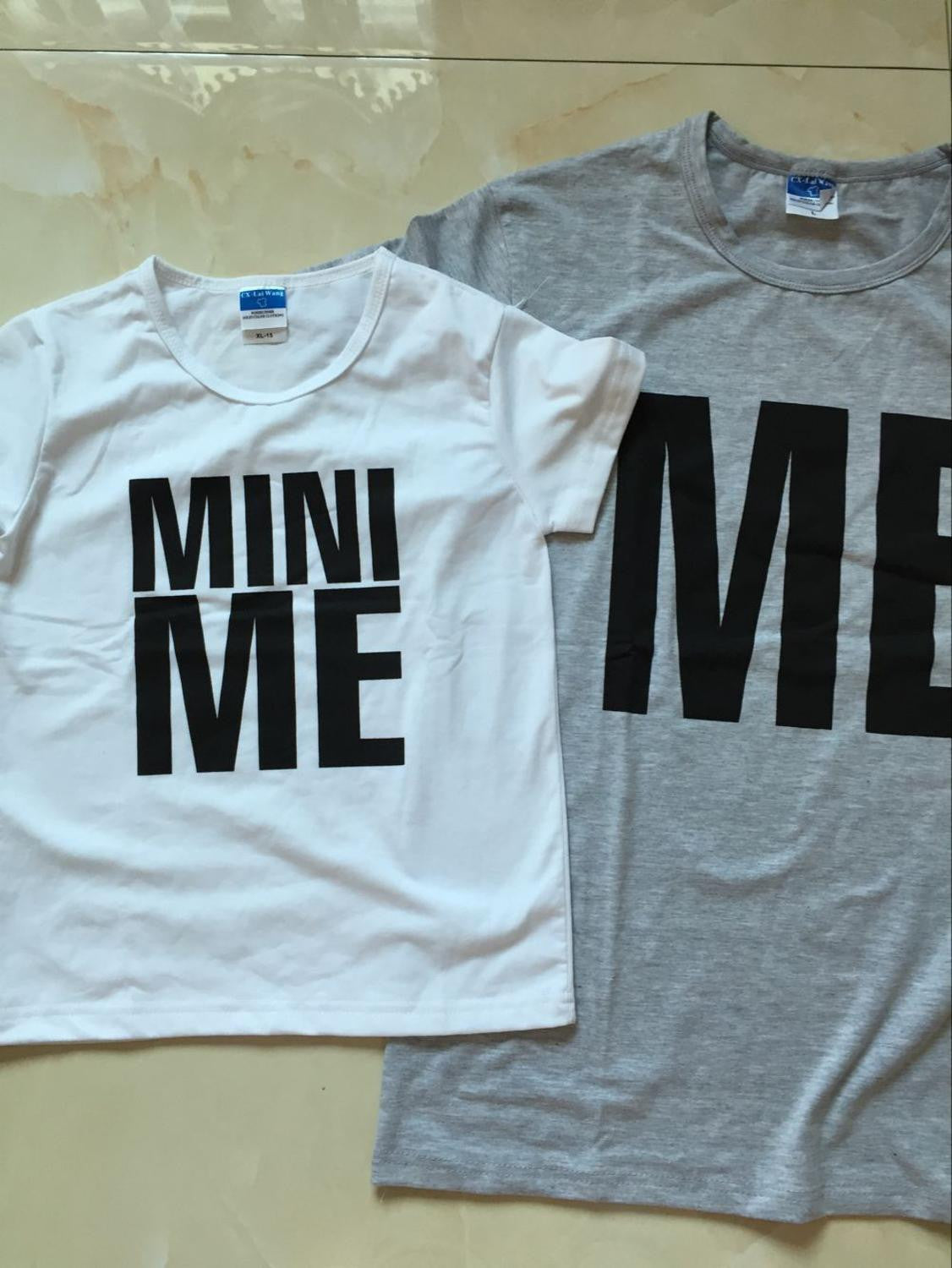 summer family matching outfits letter me mini me father and son clothes cotton family look T- shirt family matching clothes-Dollar Bargains Online Shopping Australia