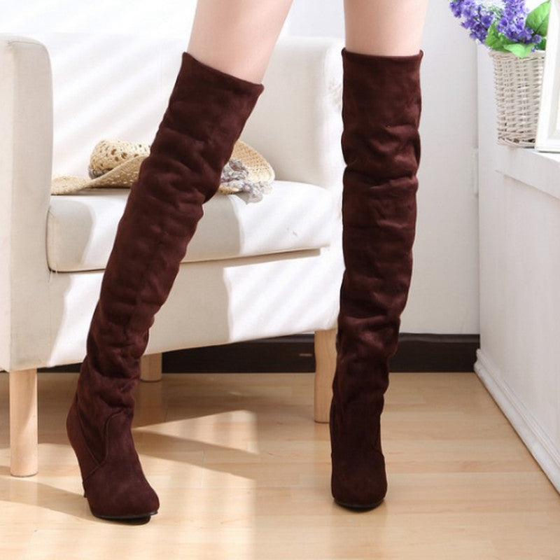 Big Size 34-43 High Heels Women Boots Over the Knee High Boots Party Sexy Lady Fashion Winter Woman Shoes-Dollar Bargains Online Shopping Australia