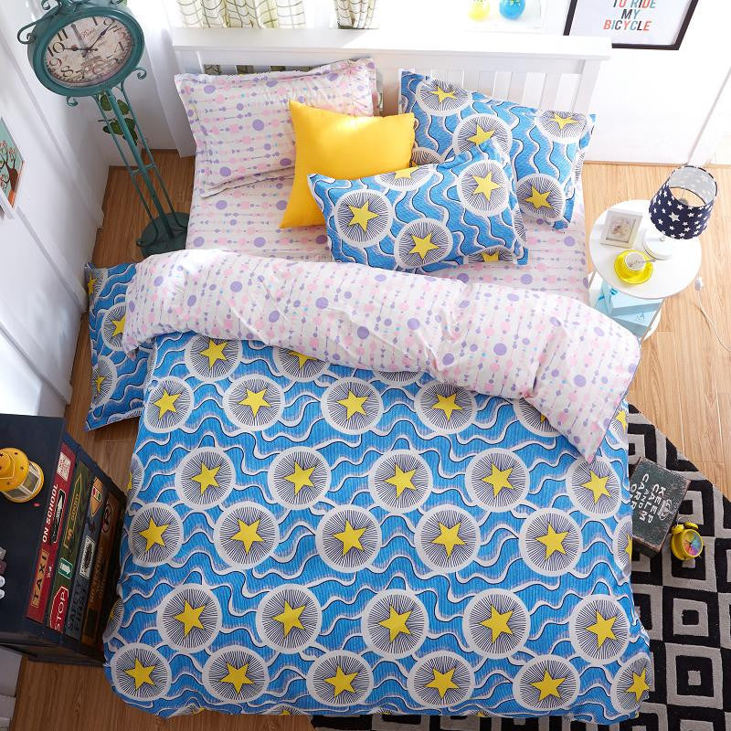 Bedding Set Duvet Cover Sets Bed Sheet European Style Adults Kids Bedroom Sets Queen/Full Size Polyester Bedlinen-Dollar Bargains Online Shopping Australia