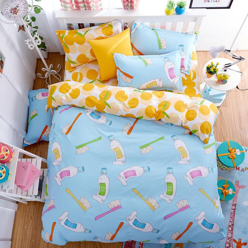Bedding Set Duvet Cover Sets Bed Sheet European Style Adults Kids Bedroom Sets Queen/Full Size Polyester Bedlinen-Dollar Bargains Online Shopping Australia