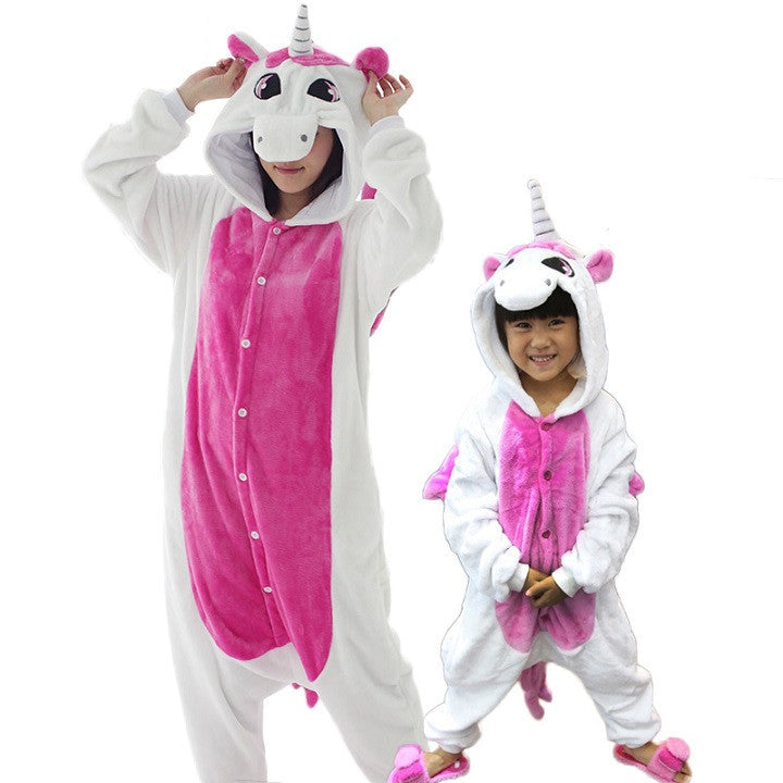 Animal pajamas one piece Family matching outfits Adult onesie Mother and daughter clothes Totoro Dinosaur Unicorn Pyjamas women-Dollar Bargains Online Shopping Australia