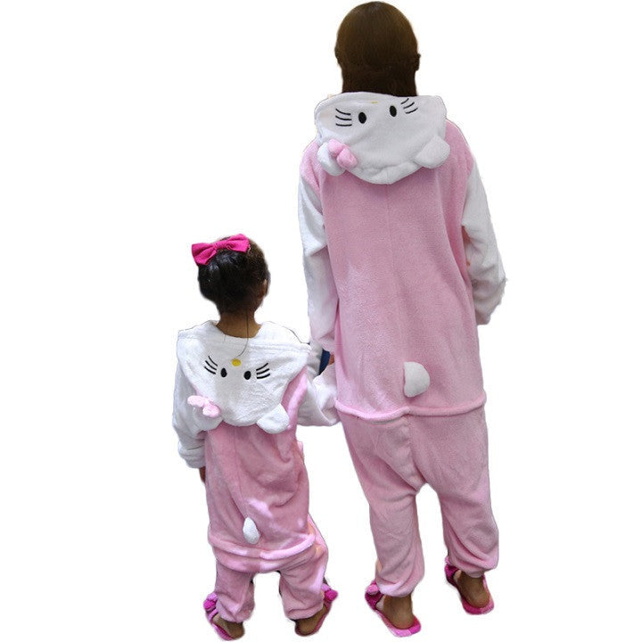 Animal pajamas one piece Family matching outfits Adult onesie Mother and daughter clothes Totoro Dinosaur Unicorn Pyjamas women-Dollar Bargains Online Shopping Australia