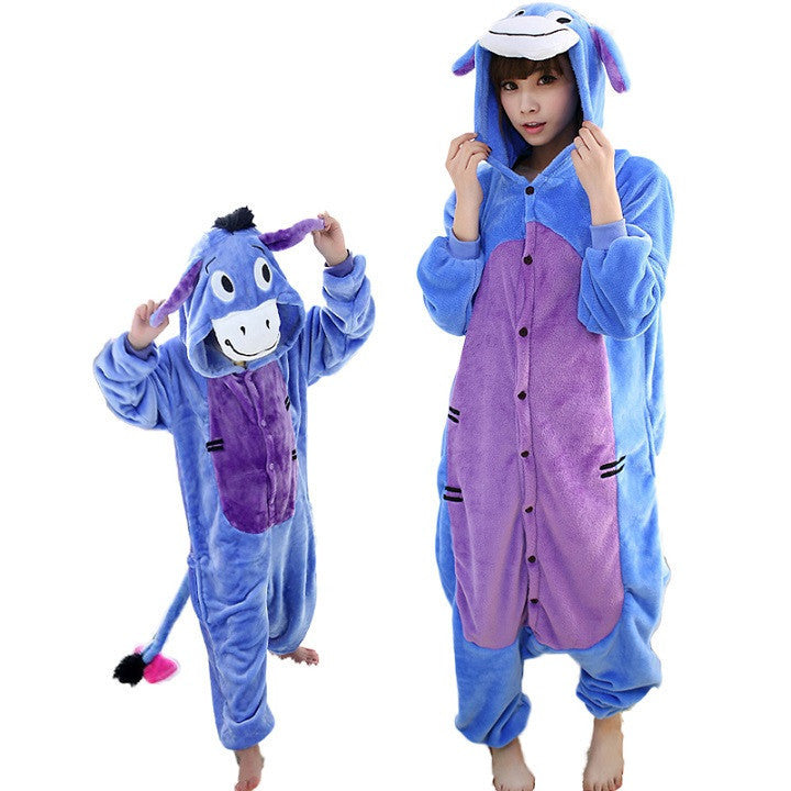 Animal pajamas one piece Family matching outfits Adult onesie Mother and daughter clothes Totoro Dinosaur Unicorn Pyjamas women-Dollar Bargains Online Shopping Australia