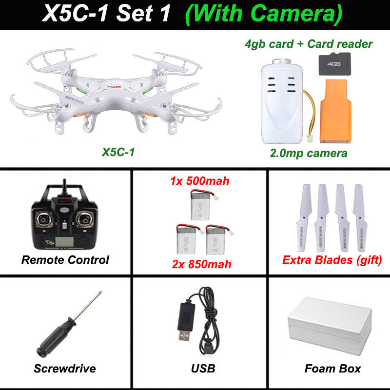 Syma X5C-1 Quadcopter Drone With Camera X5C-Dollar Bargains Online Shopping Australia