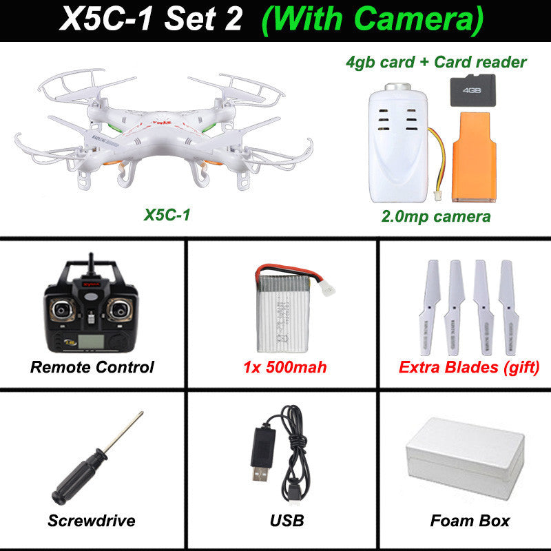 Syma X5C-1 Quadcopter Drone With Camera X5C-Dollar Bargains Online Shopping Australia