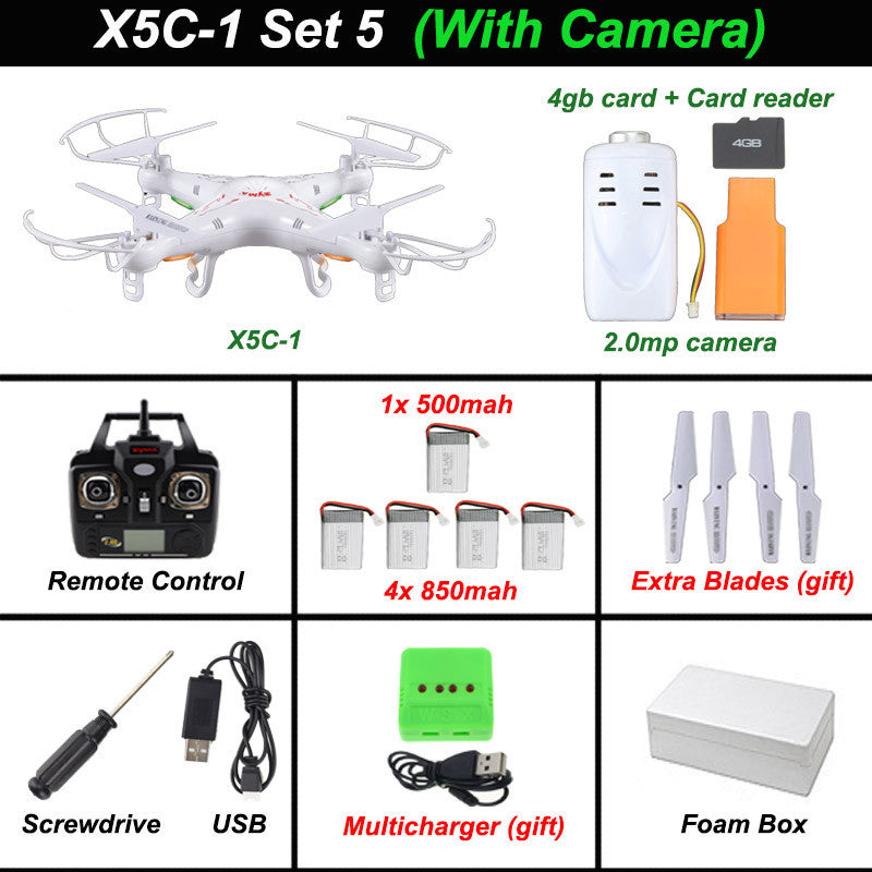 Syma X5C-1 Quadcopter Drone With Camera X5C-Dollar Bargains Online Shopping Australia