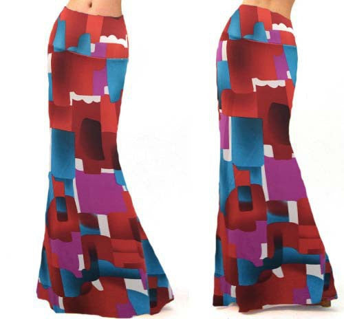 Women Summer Long Flower Skirt Faldas Largas Sexy Knit Pencil Skirts Womens Jupe Longue Bohemian Saia Longa Long Skirt-Dollar Bargains Online Shopping Australia