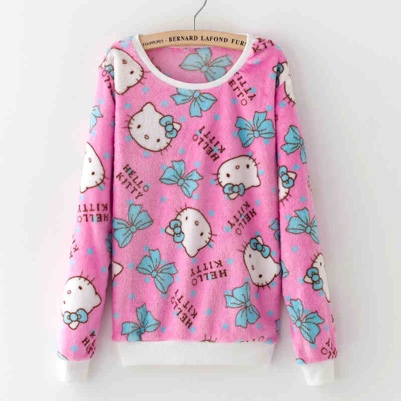 Cute Teddy Bear Harajuku Christmas Sweater Womens Sweaters Fashion Winter Lined Wool Sweater Cashmere Knitted Sweater Wol-Dollar Bargains Online Shopping Australia
