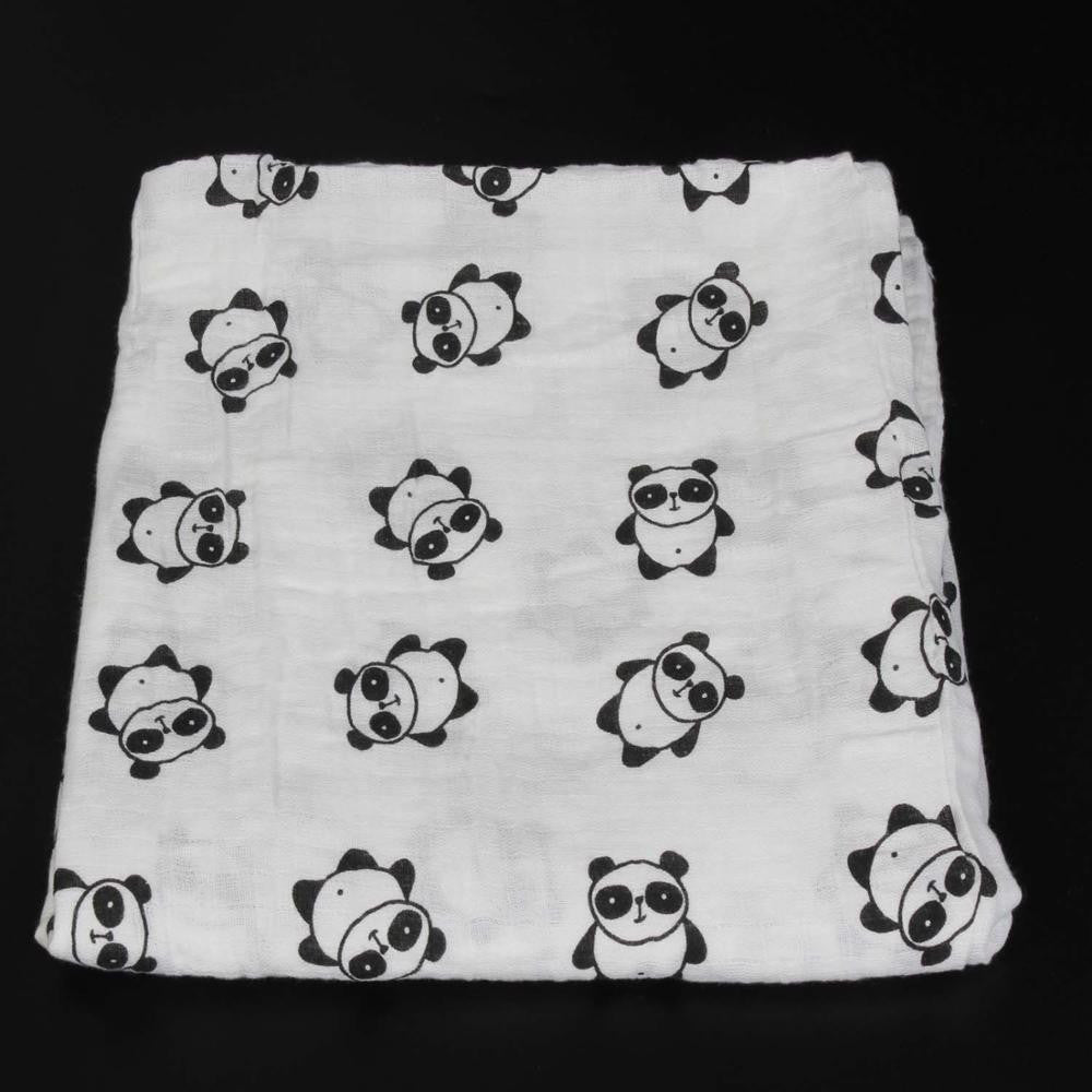 Ainaan Muslin Cotton Baby Swaddles For born Baby Blankets Black & White Gauze Bath Towel-Dollar Bargains Online Shopping Australia