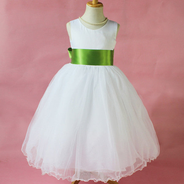 Flower Girl Petals Dress Children Bridesmaid Toddler Elegant Dress Pageant Wedding Bridal Dress-Dollar Bargains Online Shopping Australia