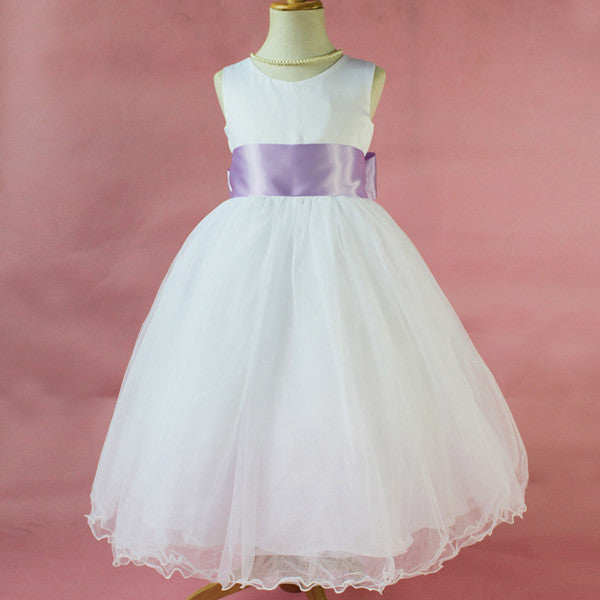 Flower Girl Petals Dress Children Bridesmaid Toddler Elegant Dress Pageant Wedding Bridal Dress-Dollar Bargains Online Shopping Australia