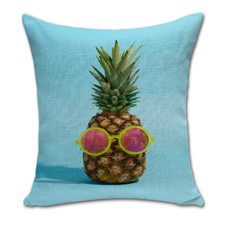 Fresh Fruit Style Home Decor Cushion Pillows Colorful Cute Ananas Printed Fundas Decorative Throw Pillows Almofadas Cojines-Dollar Bargains Online Shopping Australia