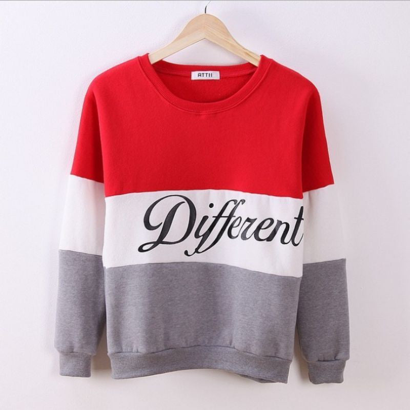 Letter Printed Women Pullover Tops Sweat Shirt Blouse Sweater Thick Tracksuits Sudaderas Y8-Dollar Bargains Online Shopping Australia