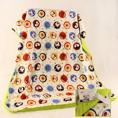 Baby blankets thicken double layer fleece infant swaddle bebe envelope stroller wrap for borns baby bedding blanket-Dollar Bargains Online Shopping Australia