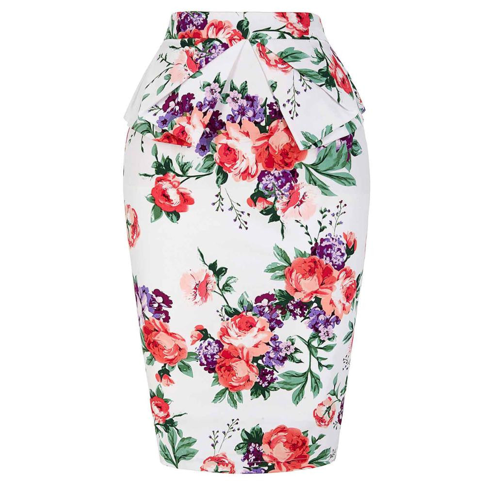 Women Skirts Autumn Summer Fashion High Waist Bodycon Pencil Skirt Faldas Vintage Saia Midi Plus Size Jupe Femme Skirts Womens-Dollar Bargains Online Shopping Australia