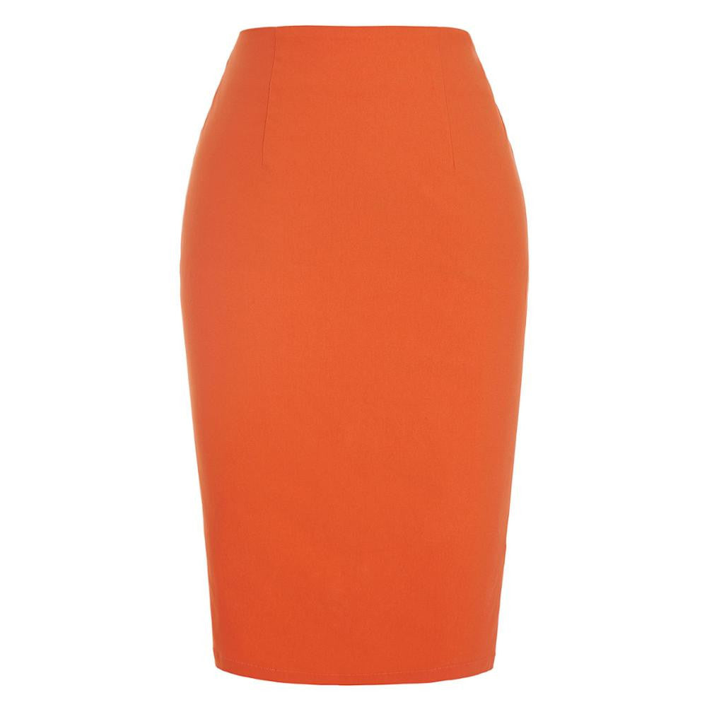 Women Skirts Autumn Summer Fashion High Waist Bodycon Pencil Skirt Faldas Vintage Saia Midi Plus Size Jupe Femme Skirts Womens-Dollar Bargains Online Shopping Australia