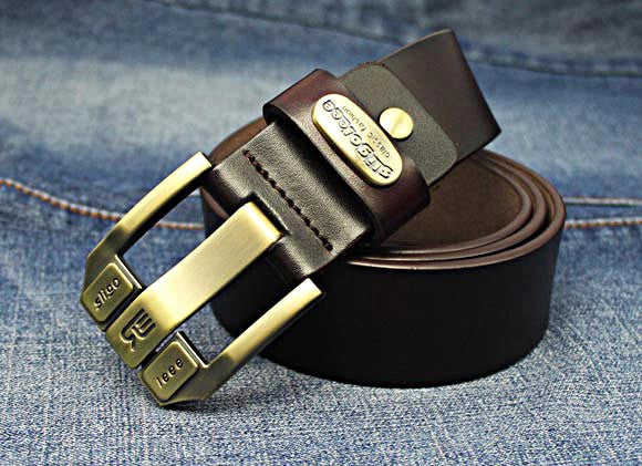 Designer Brand Belt for Men High Quality Genuine Leather Gold Pin Buckle Belt Men Vintage Casual Women Jeans Belt-Dollar Bargains Online Shopping Australia