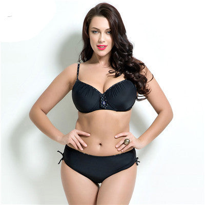 Plus size bikini set Bathing Suit Push up bikinis women Large Cup Bikini set Women Swimwear Sexy plus size Swimsuit-Dollar Bargains Online Shopping Australia