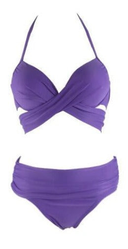 HOT black and red color swimwear push up bikini set bandage Bikini Bathing suit M-XL plus size-Dollar Bargains Online Shopping Australia