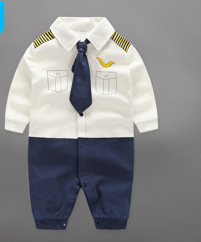 born Baby Boy Rompers 100% Cotton Tie Gentleman Suit Bow Leisure Body Suit Clothing Toddler Jumpsuit Baby Boys Brand Clothes-Dollar Bargains Online Shopping Australia