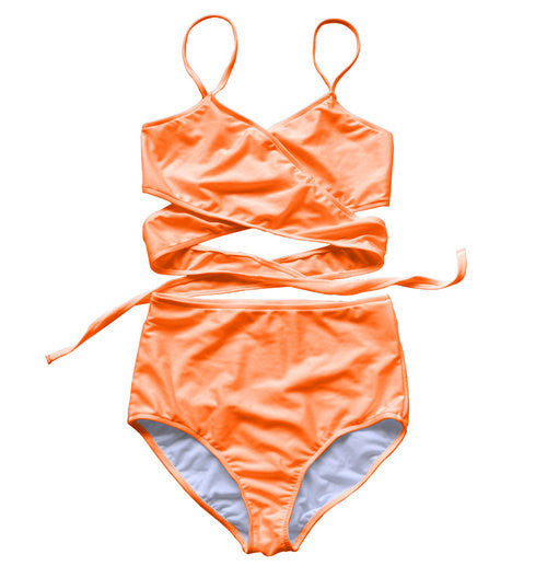 High Waist Swimsuit Women Pushup bikini with a high waisted Beach woman Black Swimsuits Swimwear Sexy Bathing Suit HW1612-Dollar Bargains Online Shopping Australia