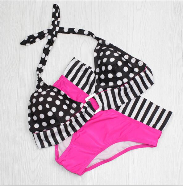 Retro Swimwear bikinis women push up bikini bathing suit women high waist swimsuit biquines biquini bathing suit women-Dollar Bargains Online Shopping Australia