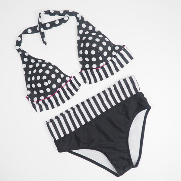 Retro Swimwear bikinis women push up bikini bathing suit women high waist swimsuit biquines biquini bathing suit women-Dollar Bargains Online Shopping Australia